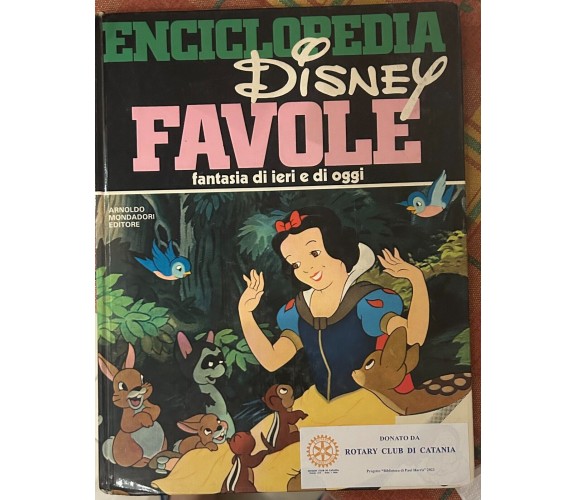 Enciclopedia Favole Disney. Fantasia di ieri e di oggi di Walt Disney, 1980,