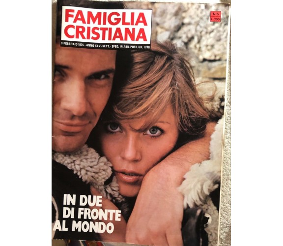 Famiglia cristiana n.6/1975 di Aa.vv.,  1975,  Edizioni San Paolo