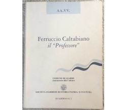 Ferruccio Caltabiano il Profesore Quaderno n. 2 di Aa.vv.,  2001,  Società Giarr