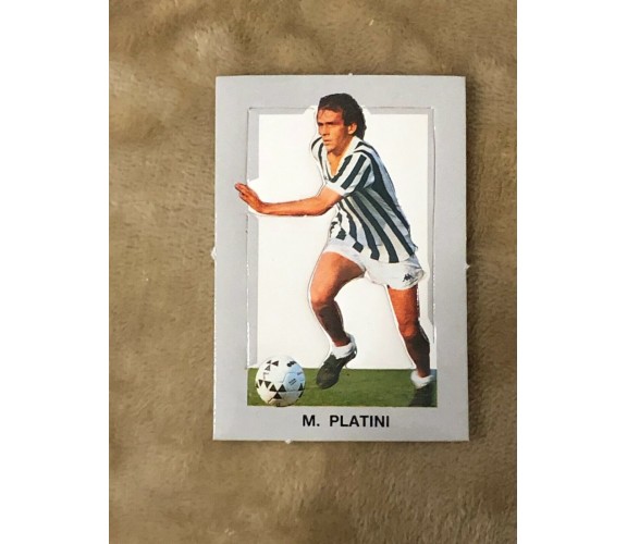 Figurina fustellata M. Platini Juventus sorpresa patatine anni 80 di Aa.vv.,  19