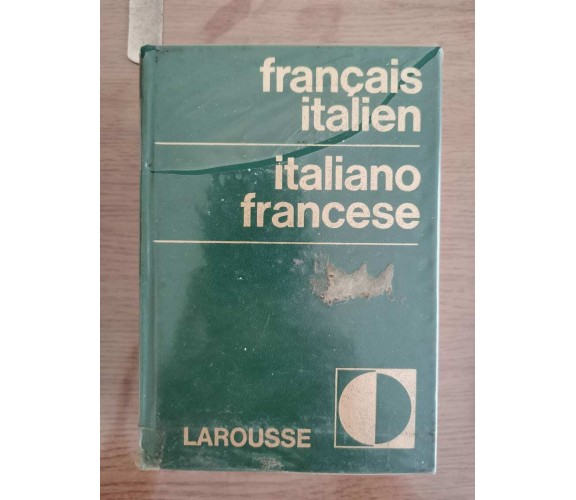 Francais italien italiano francese - G. Padovani - Larousse - 1930 - AR