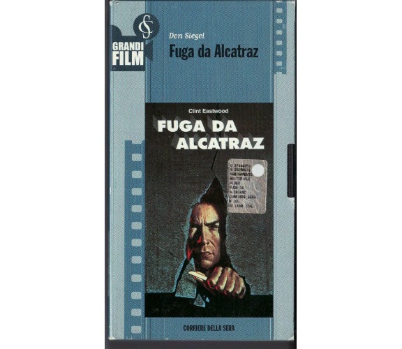 Fuga da Alcatraz -1979- Vhs - corriere della sera -F