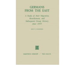 Germans from the East - H. W. Schoenberg - Springer, 2013