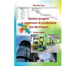 Gestire progetti e commesse di produzione con Ms Project, Maurizio Duse,  2016