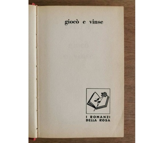 Giocò e vinse - Dell - Salani editore - 1964 - AR