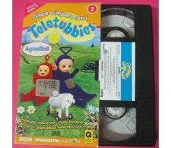 Gioca  e impara con i teletubbies - Agnellini - Vhs -1996 - DeAgostini -F