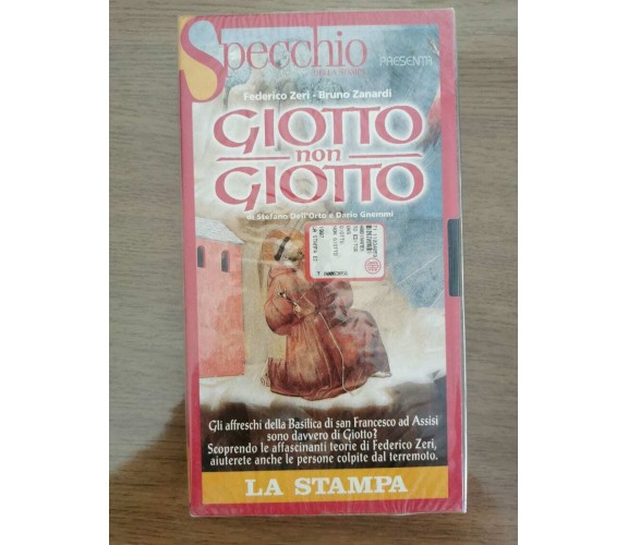 Giotto non giotto - Zeri/Zanardi - La Stampa - 1997 - VHS - AR