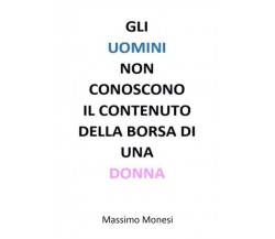 Gli uomini non conoscono il contenuto della borsa di una donna di Massimo Mones