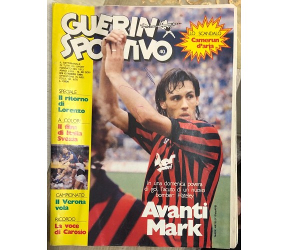 Guerin Sportivo n. 40/1984 di Aa.vv.,  1984,  Conti Editore