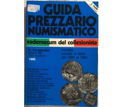 Guida prezziario numismatico di Aa.vv.,  1985,  G. Cermentini Editrice