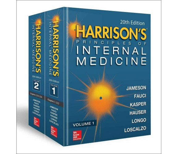 Harrison's Principles of Internal Medicine,Twentieth Edition(Vol.1 & Vol.2)-2018