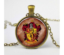 Harry Potter Time Gemstone Necklace Gryffindor Collana Grifondoro di J.k. Rowli