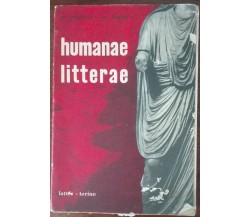 Humanae litterae - Pugliese, Biglia - Lattes - A