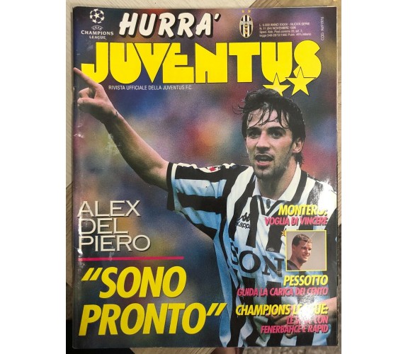 Hurrà Juventus n. 11/1996 di Aa.vv.,  1996,  Juventus F.c.