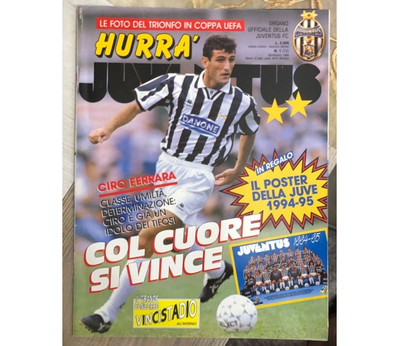 Hurrà Juventus n. 1/1995 di Aa.vv.,  1995,  Juventus F.c.