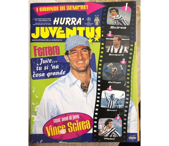 Hurrà Juventus n. 1/1998 di Aa.vv.,  1998,  Juventus F.c.