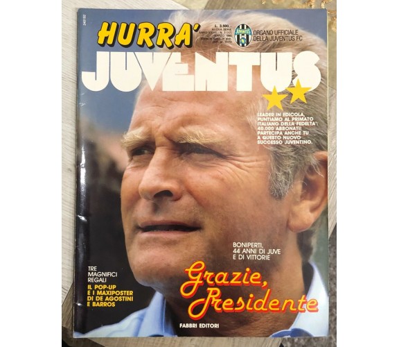 Hurrà Juventus n. 3/1990 di Juventus F.c.,  1990,  Fabbri Editori