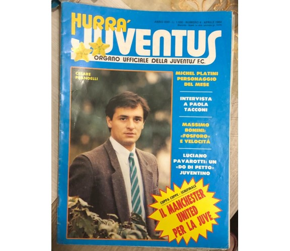 Hurrà Juventus n. 4/1984 di Aa.vv.,  1984,  Juventus F.c.