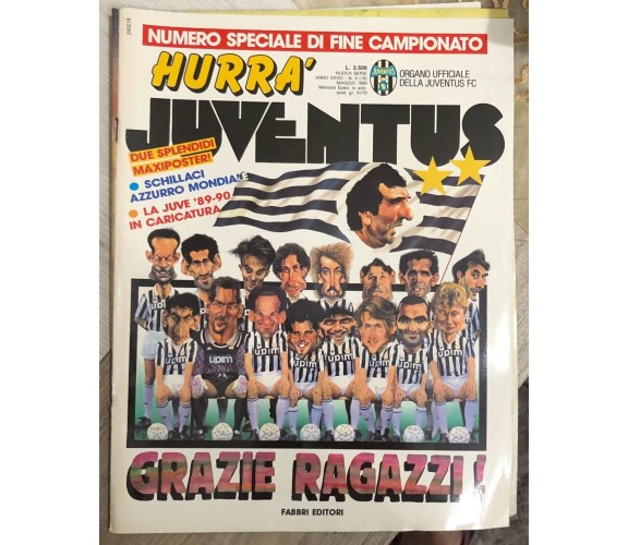 Hurrà Juventus n. 5/1990 di Juventus F.c.,  1990,  Fabbri Editori