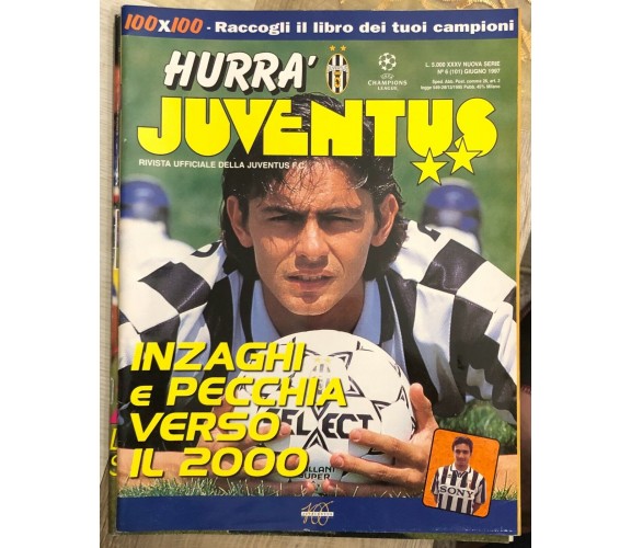 Hurrà Juventus n. 6/1997 di Aa.vv.,  1997,  Juventus F.c.