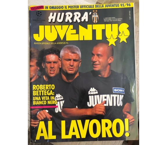 Hurrà Juventus n. 8/1995 di Aa.vv.,  1995,  Juventus F.c.