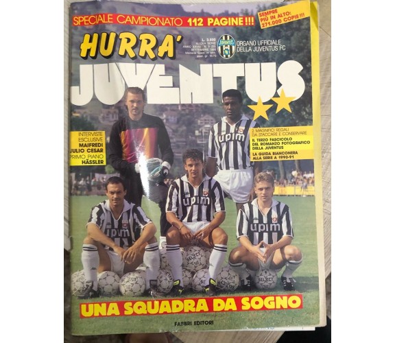 Hurrà Juventus n. 9/1990 di Juventus F.c.,  1990,  Fabbri Editori