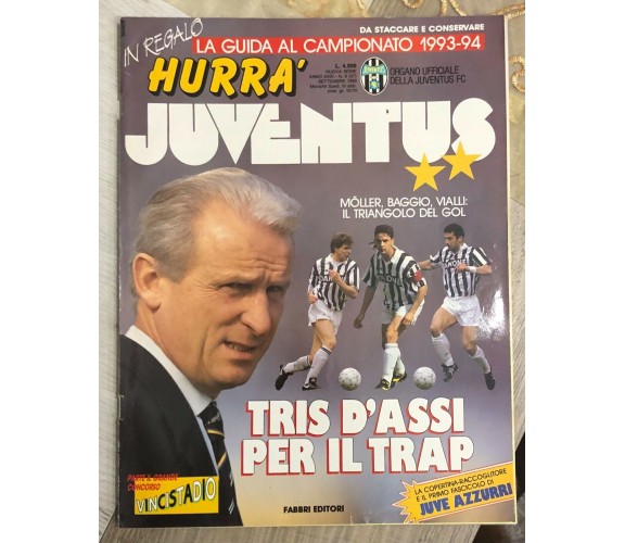 Hurrà Juventus n. 9/1993 di Juventus F.c.,  1993,  Fabbri Editori