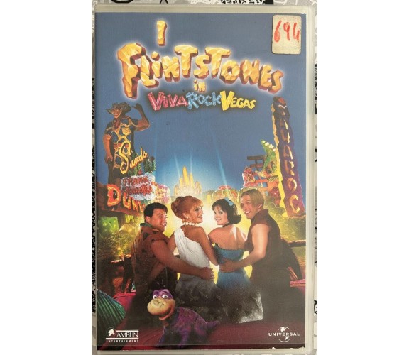 I Flintstones in Viva Rock Vegas VHS di Brian Levant, 2000, Universal