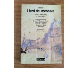 I ferri del mestiere - E. Manca - l'Unità - 1989 - AR