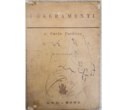 I sagramenti,  di Carlo Carbone,  1950,  A.v.e. Roma - ER