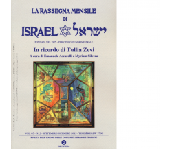 ISRAEL VOL.85-N.3 SETTEMBRE-DICEMBRE 2019 di AA.VV. - Giuntina, 2021