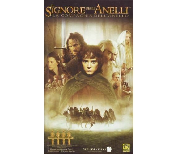 Il Signore Degli anelli-La compagnia dell'anello-Vhs-2001-Medusa-F