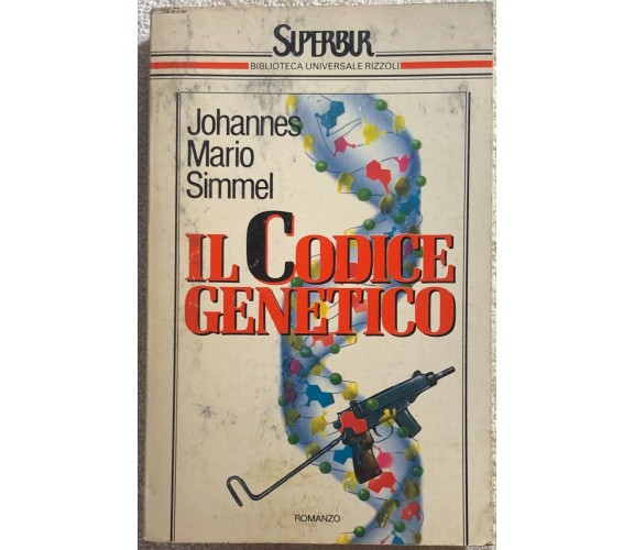 Il codice genetico di Johannes Mario Simmel,  1992,  Rizzoli