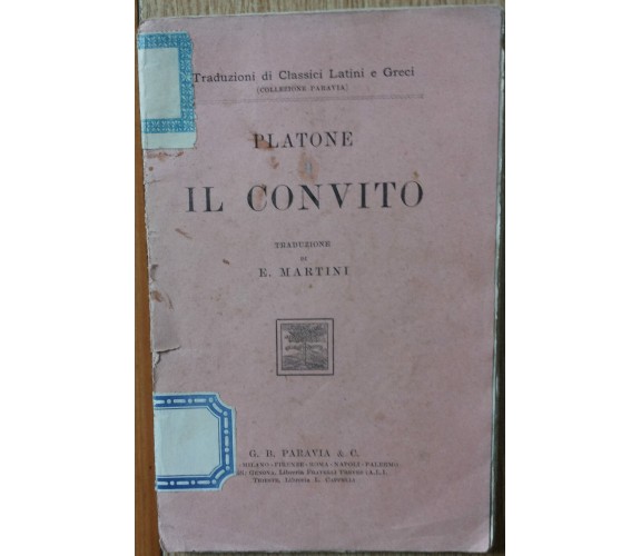 Il convito - Il convito - G.B. Paravia,1922 - R