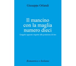 Il mancino con la maglia numero 10. L’angolo opposto rispetto alla posizione di 