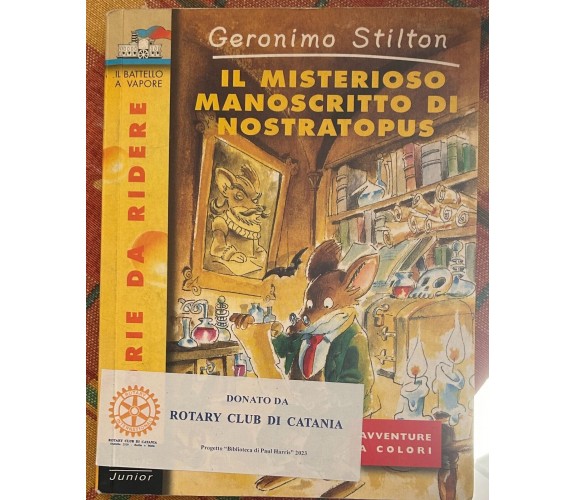 Il misterioso manoscritto di Nostratopus di Geronimo Stilton, 2000, Piemme