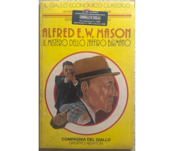 Il mistero dello zaffiro birmano di Alfred E. W. Mason,  1997,  Newton Compton E