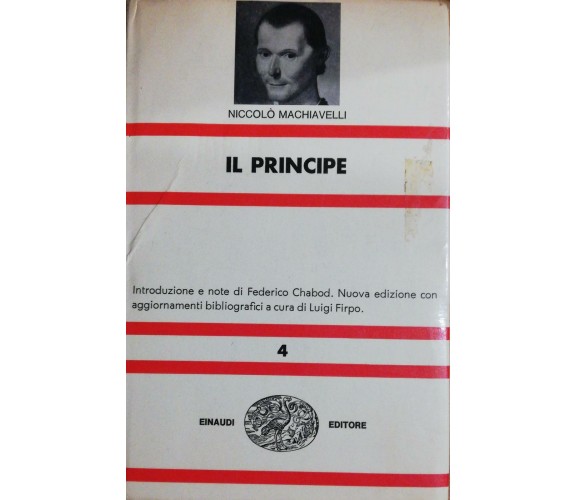 Il principe di Niccolò Machiavelli, 1968, Einaudi -D