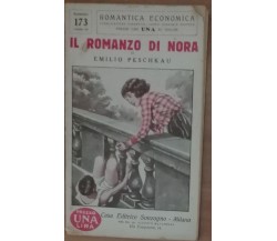 Il romanzo di Nora - Emilio Peschkau - Sonzogno,1931 - A