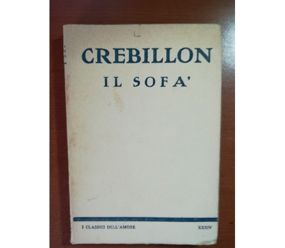 Il sofà - Crebillon - L'aristocratica - 1926 - M