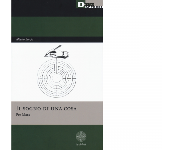 Il sogno di una cosa. Per Marx di Alberto Burgio - DeriveApprodi editore,2018