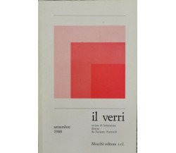 Il verri  di Luciano Anceschi (a Cura Di),  1988,  Mucchi Editore - ER