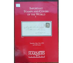 Important stamps and covers of the world - AA.VV. - Harmers, 1994 - A