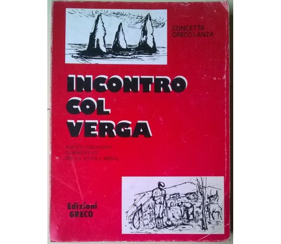 Incontro col Verga - Concetta Greco Lanza - 1987, Greco - L (scuole medie)