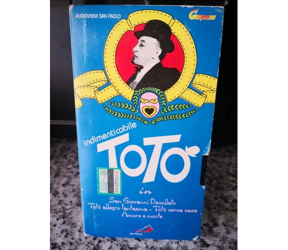 Indimenticabile Totò  - vhs - 1995 - Audiovisivi San Paolo -F