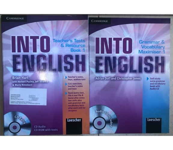 Into English 1+2 Teacher’s book-Grammar book+English in mind di Brian Hart, Sara