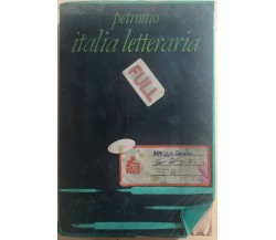 Italia Letteraria di Giuseppe Petronio,  1988,  Palumbo Editore