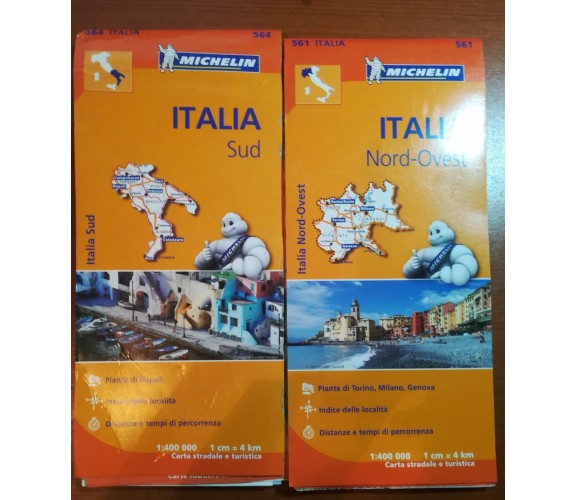 Italia Sud - Italia Nord - Ovest  - AA.VV.  - Michelin - M