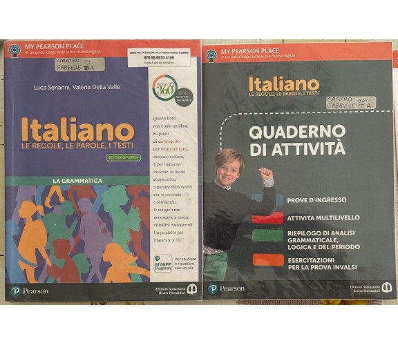 Italiano. Le regole, le parole, i testi. Italiano. Ediz. verde. Per la Scuola me