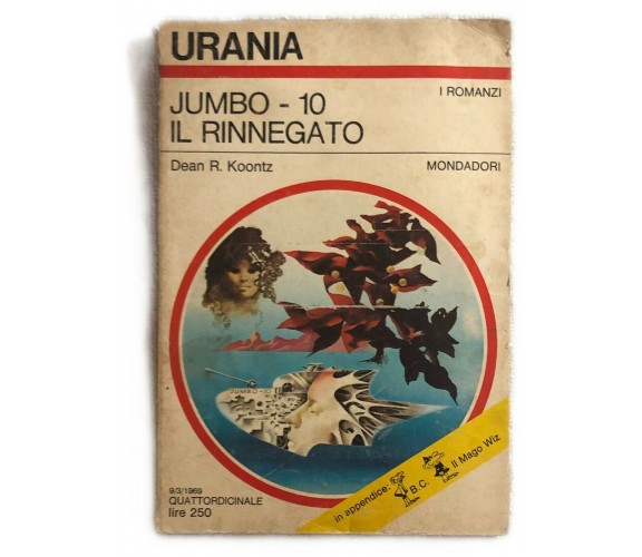 Jumbo - 10: Il rinnegato di Dean R. Koontz,  1969,  Mondadori